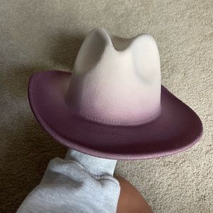 ⚡️ GORGEOUS PURPLE OMBRÉ COWBOY HAT ⚡️ one size never worn